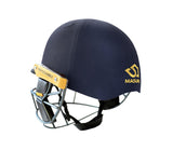 masuri t line titanium navy wicket keeping helmet rear view