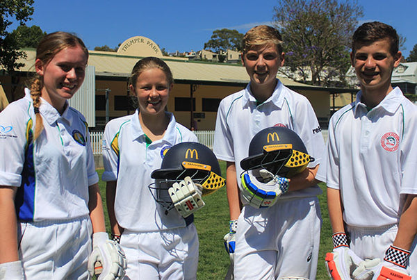 Helmet freebie with Cricket NSW and McDonald's