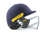 StemGuard Elite side view attached to a masuri e line titanium cricket helmet