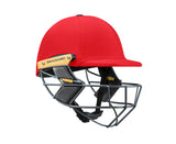 masuri t line steel red cricket helmet